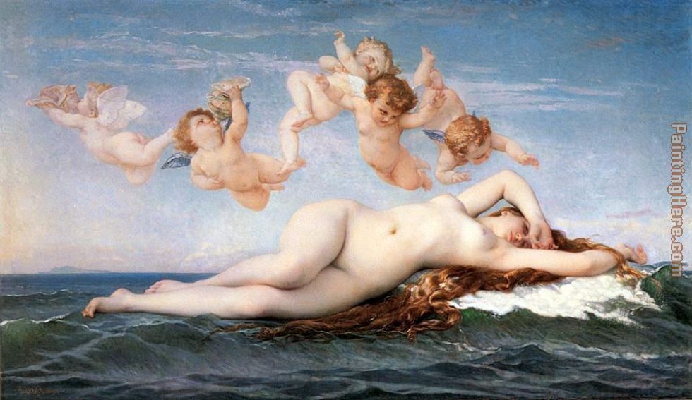 The Birth of Venus painting - Alexandre Cabanel The Birth of Venus art painting